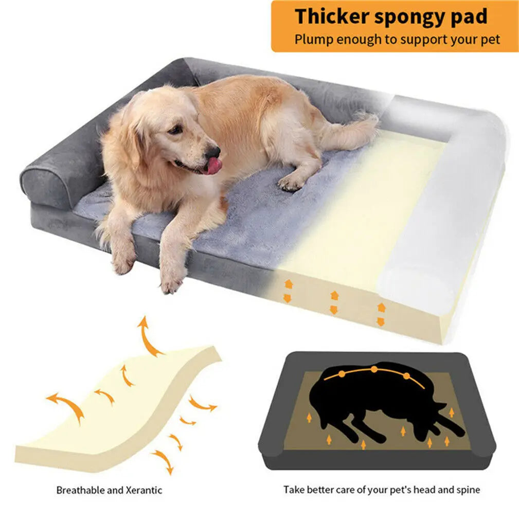 BINGOPAWCN Orthopedic Dog Bed With Removable Washable Cover