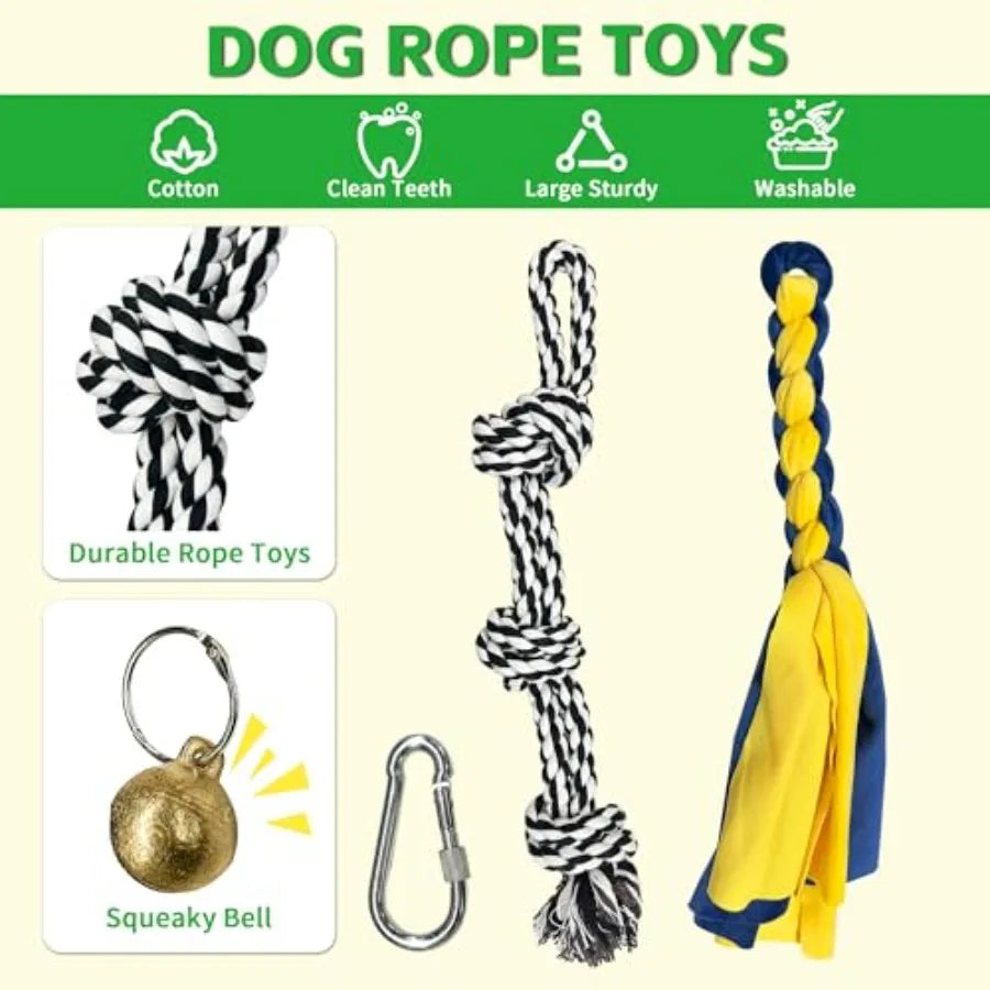 YAO HUI HUANG Tether Tug Outdoor Dog Toy Interactive Exercise