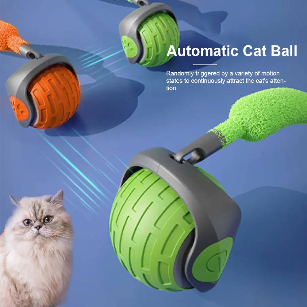 Shunmaii Cat Interactive Ball Toys Rechargeable Rolling Ball Toy
