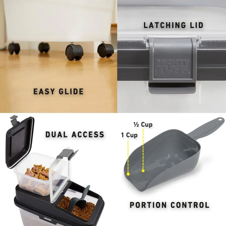 Airtight Dog Food Storage Set With Treat Container And Scoop