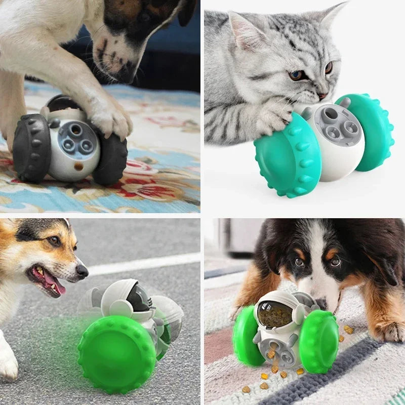 Interactive Dog Food Dispenser Puzzle Toy