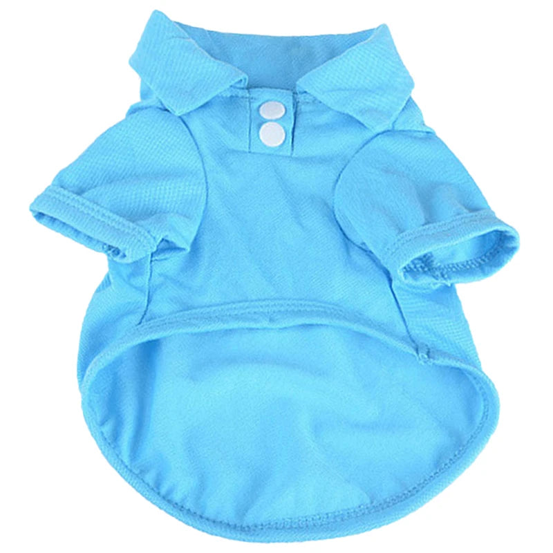 Doggyzstyle Summer Pet Vest Breathable Polo Shirt For Dogs