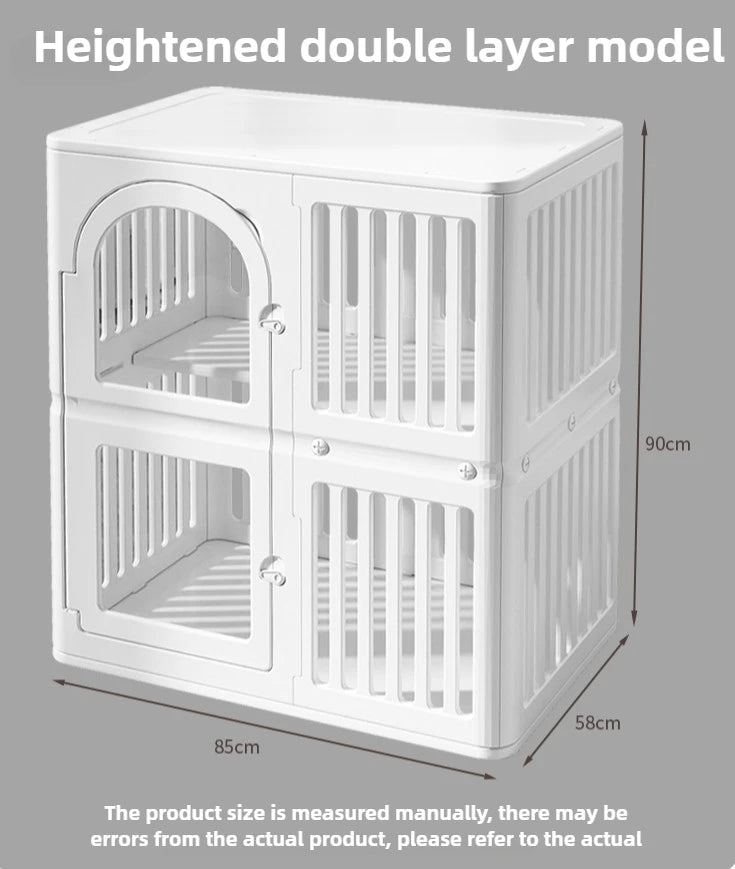 Smvp Indoor Dog House Large Space Pet Cage Noiseless Transparent Villa Kennel